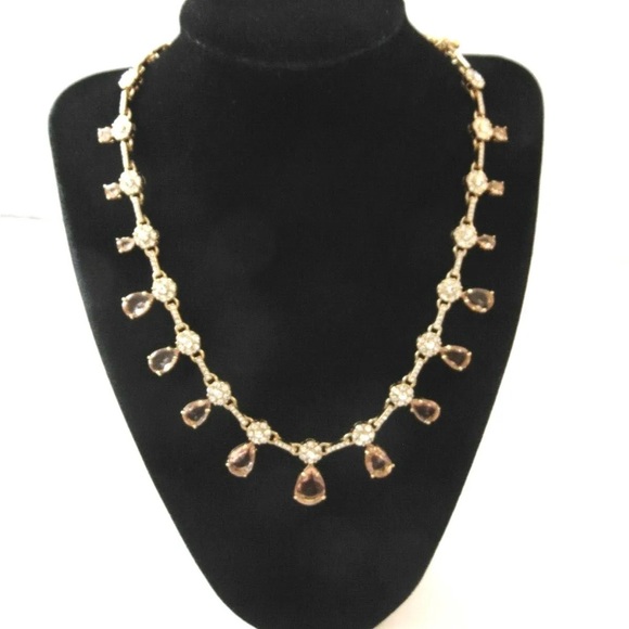 Kate Spade At First Blush Flower Necklace Crystal Stunning wedding - Picture 3 of 5